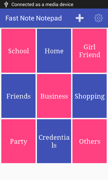 Notepad With Password - Image screenshot of android app