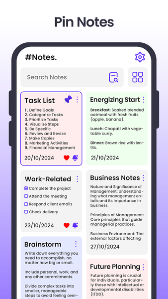 Notes - Notepad & To-Do Lists - Image screenshot of android app