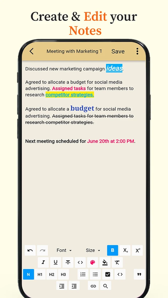 My Notes: Diary & Notepad - عکس برنامه موبایلی اندروید