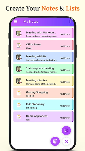 My Notes: Diary & Notepad - عکس برنامه موبایلی اندروید