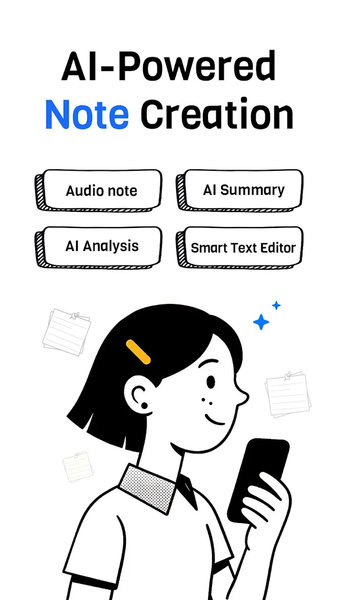 iNotebook: Ai Note Taker - عکس برنامه موبایلی اندروید