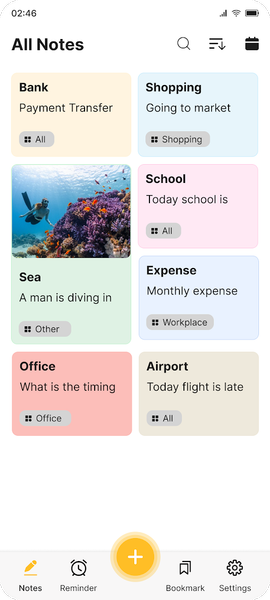 Notes – Notepad Easy Notebook - عکس برنامه موبایلی اندروید