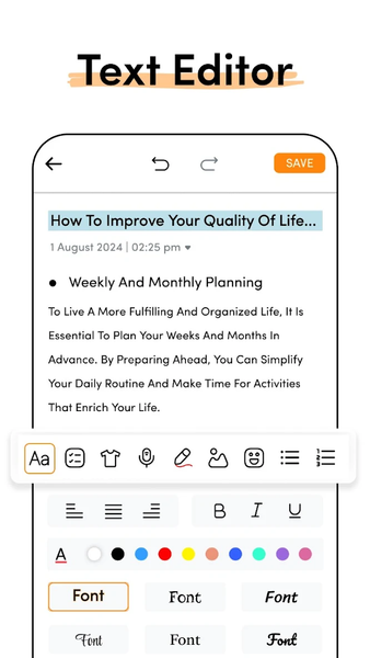 Notes - Notepad, Secure Notes - عکس برنامه موبایلی اندروید