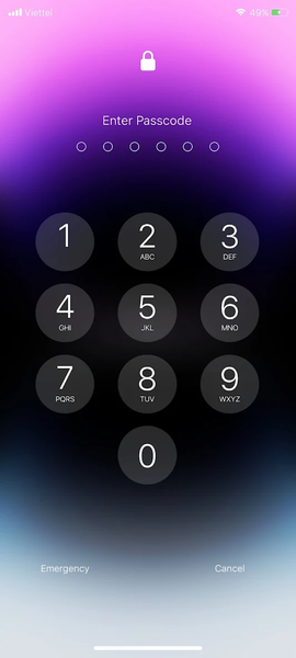 iOS Lock Screen iPhone 15 - Image screenshot of android app
