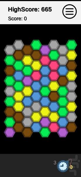 Hexic Puzzle - Gameplay image of android game