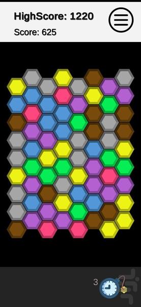 Hexic Puzzle - Gameplay image of android game