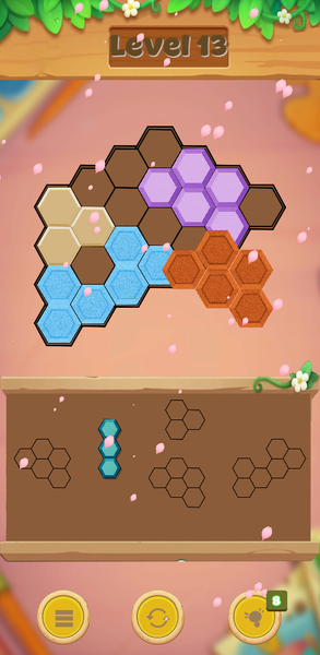 Hex Connect: Fill the Shapes - عکس برنامه موبایلی اندروید