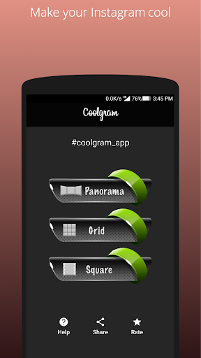 Coolgram - Instagram panorama, grid and square - Image screenshot of android app