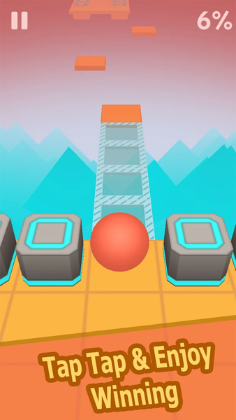 Rolling Sky - Gameplay image of android game