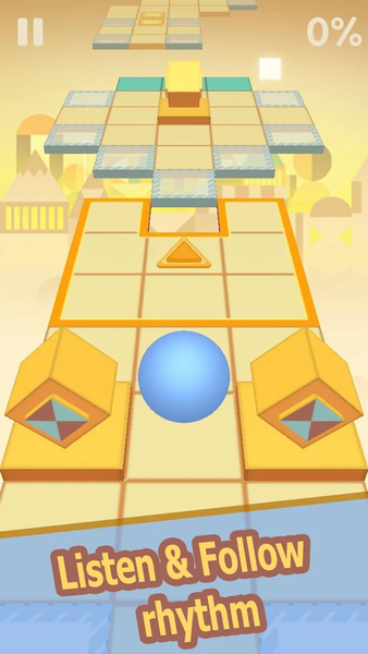 Rolling Sky - Gameplay image of android game