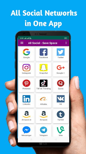 All Social Media and Social Network in one App - عکس برنامه موبایلی اندروید