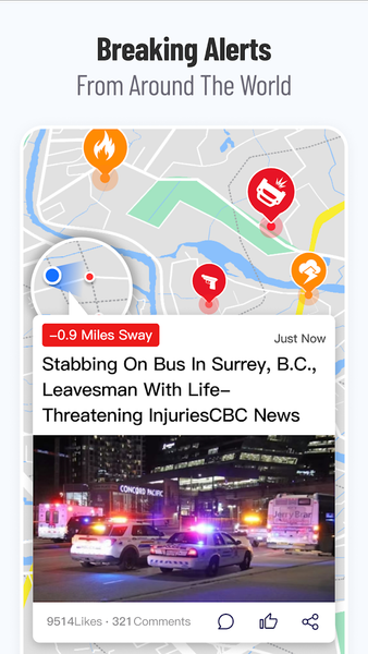 Global News - Breaking & Local - Image screenshot of android app