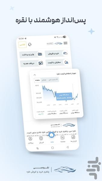 نقره سی | خرید، فروش و قیمت نقره - عکس برنامه موبایلی اندروید