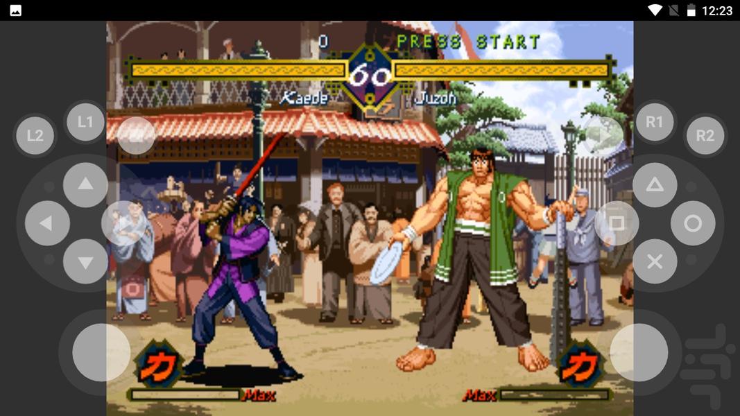 باکوماتسو- شمشیرزن نور ماه - Gameplay image of android game
