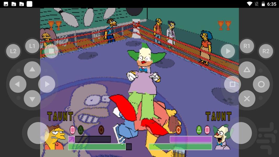Simpsons Wrestling, The new - Gameplay image of android game