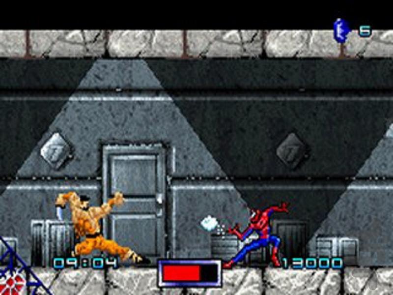 مرد عنکبوتی و دشمنان - Gameplay image of android game