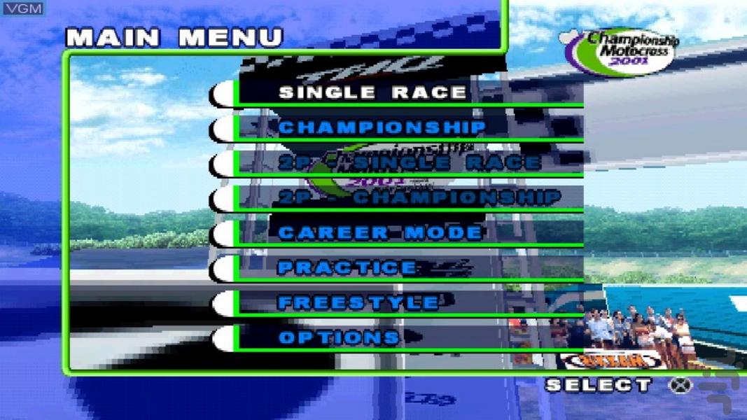 championship motocross 2001 ricky ca - Gameplay image of android game