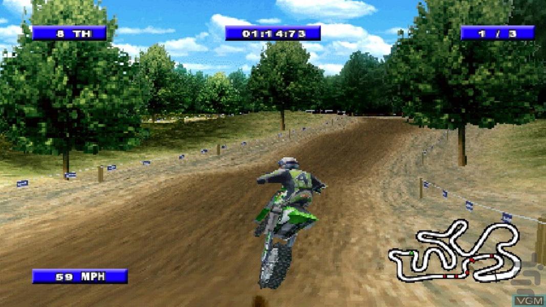 championship motocross 2001 ricky ca - Gameplay image of android game