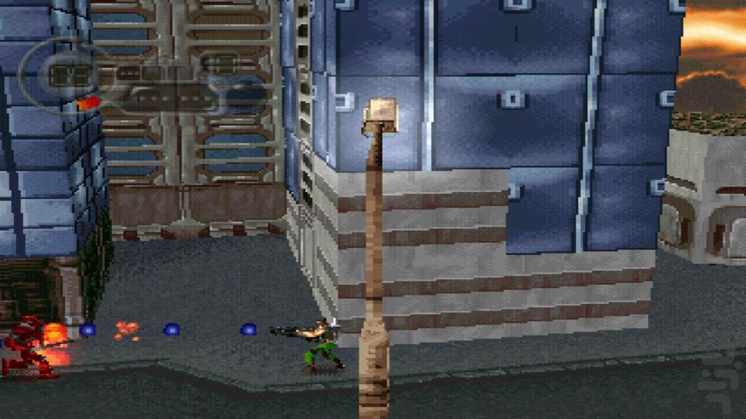 c the contra adventure - Gameplay image of android game