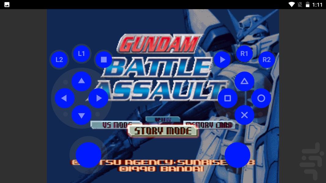 gundam battle assault - Gameplay image of android game