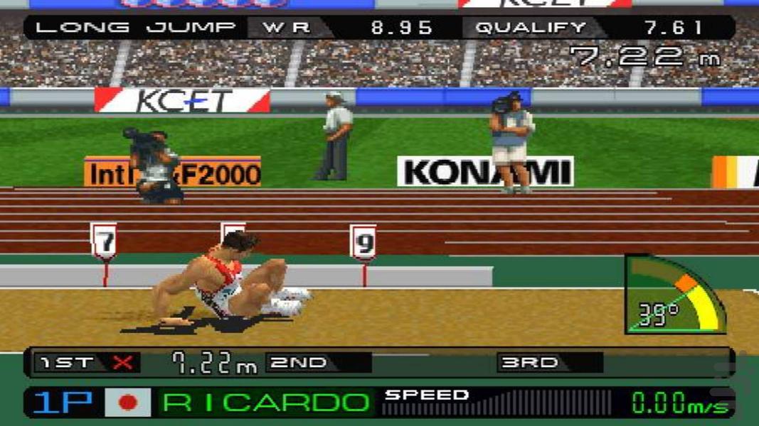 international track &amp; field 2000 - Gameplay image of android game