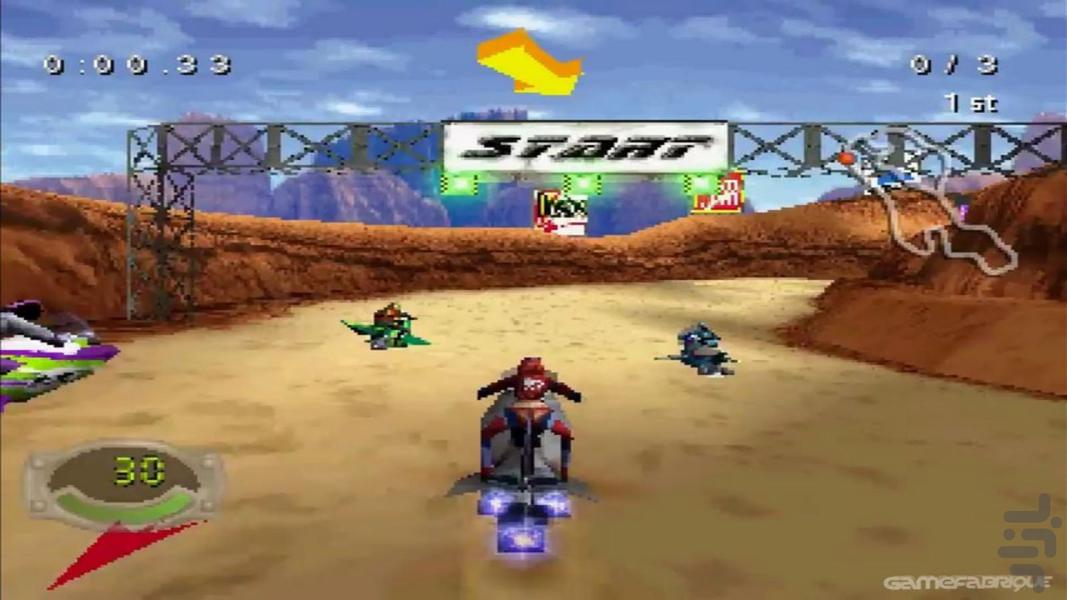jet moto 3 - Gameplay image of android game