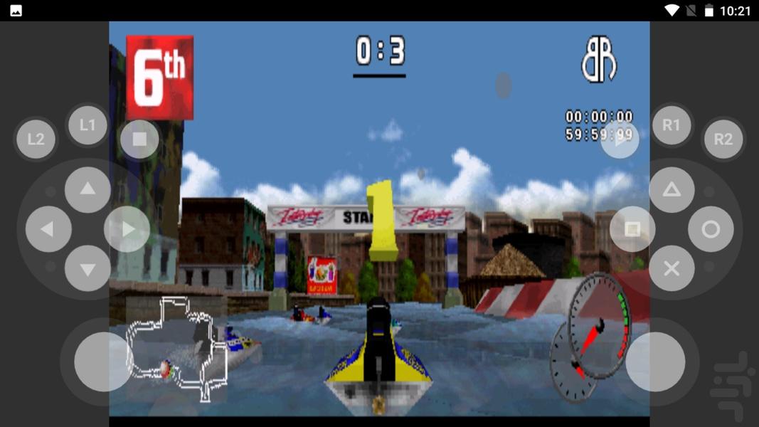 powerboat racing - Gameplay image of android game