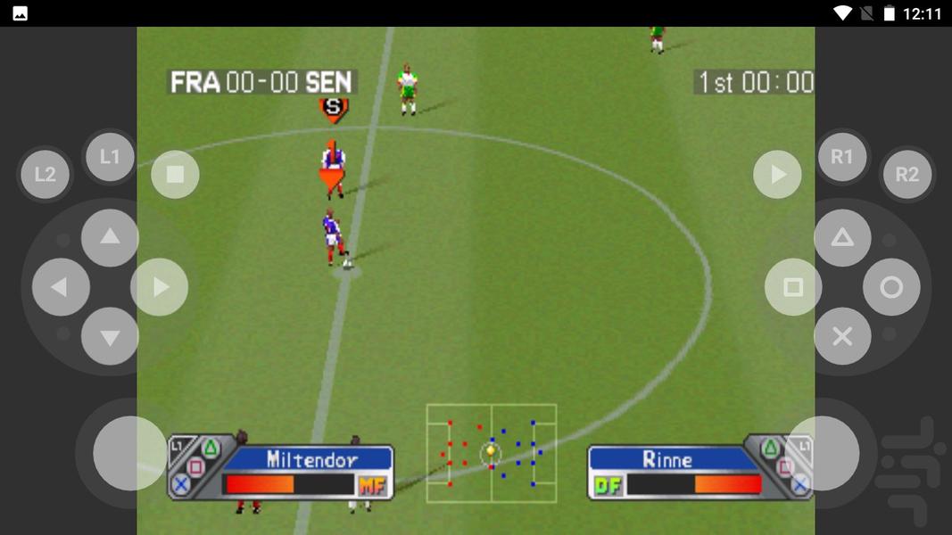 super shot soccer - Gameplay image of android game