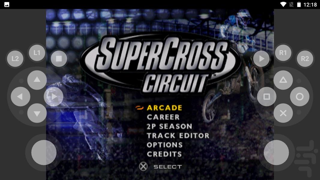 supercross circuit - Gameplay image of android game
