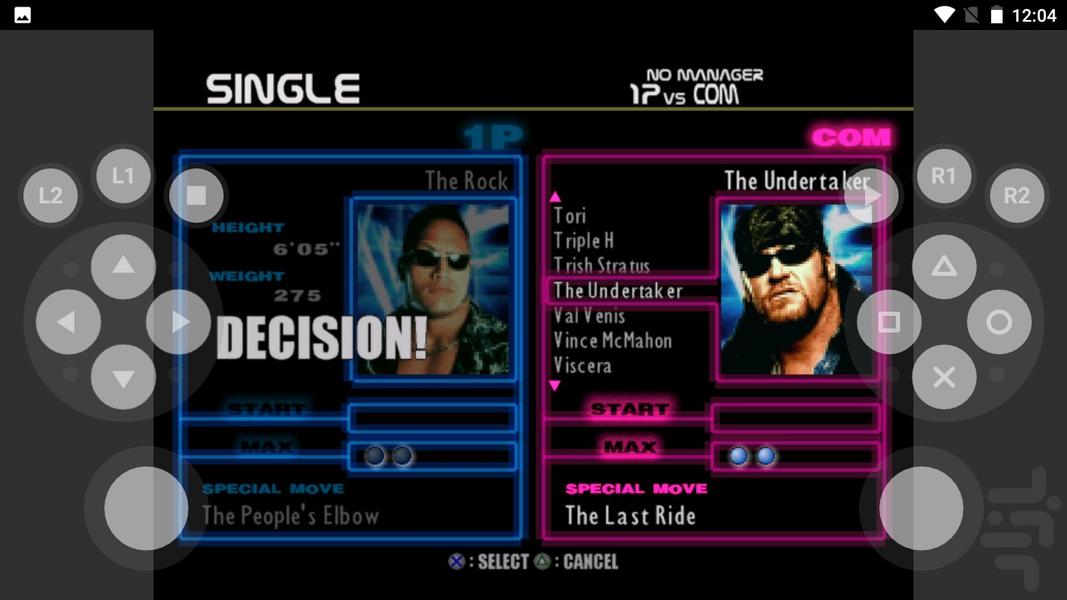 کشتی کج wwf اسمک داون ۲ - عکس بازی موبایلی اندروید