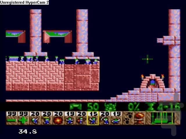 Lemmings 1 - Gameplay image of android game