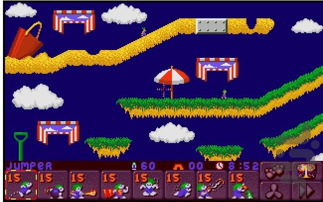Lemmings 1 - Gameplay image of android game