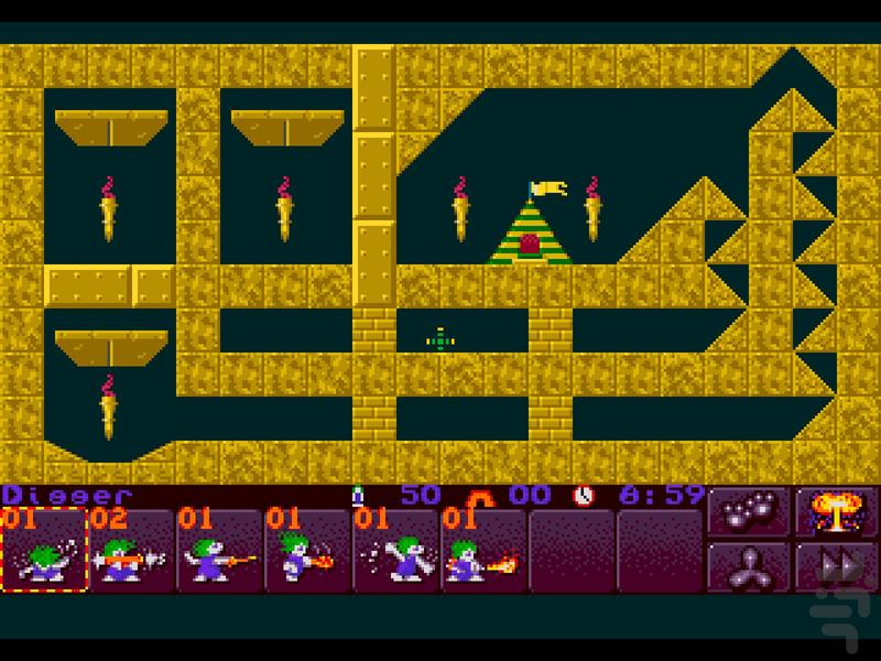 Lemmings 2 - the Tribes - Gameplay image of android game