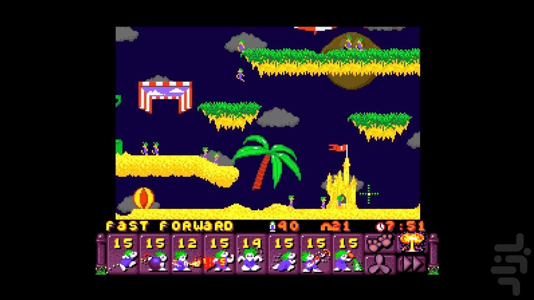Lemmings 2 - the Tribes - Gameplay image of android game