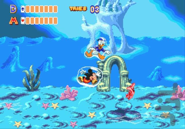 میکی موس و اردک دونالد - Gameplay image of android game