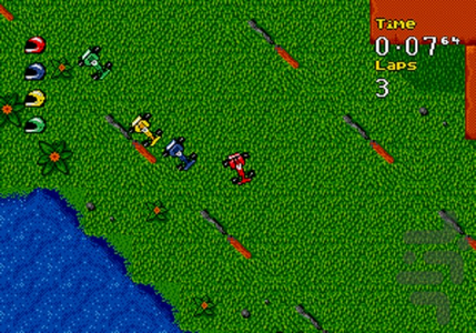 Micro Machines Turbo Tournament 1996 - Gameplay image of android game