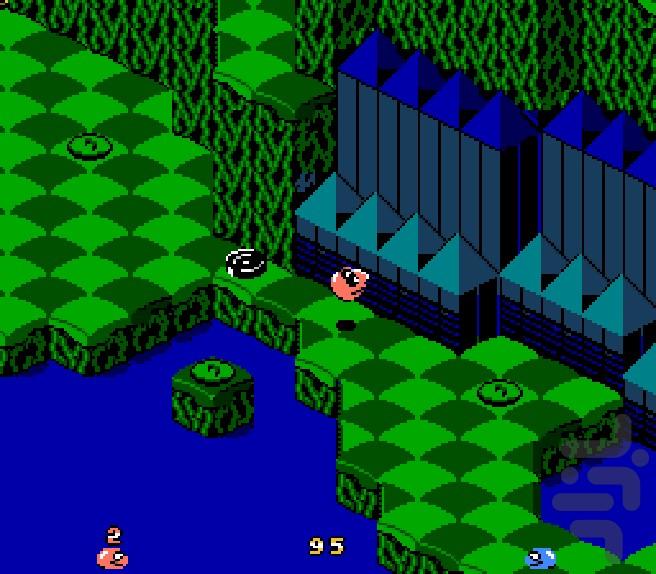 Snake Rattle N Roll - Gameplay image of android game