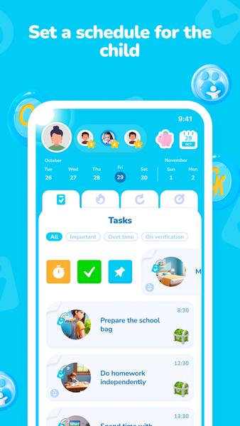 SkillFun - Family Planner - عکس برنامه موبایلی اندروید