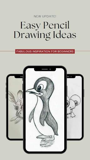 Simple Pencil Drawings for Kids & Beginners