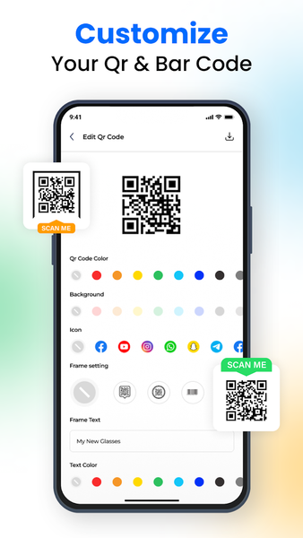 Smart QR Scan - Biz Card Maker - عکس برنامه موبایلی اندروید