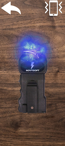 Simulator of electric stun gun - Image screenshot of android app