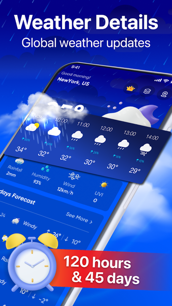 Weather Live - Daily & Radar - عکس برنامه موبایلی اندروید