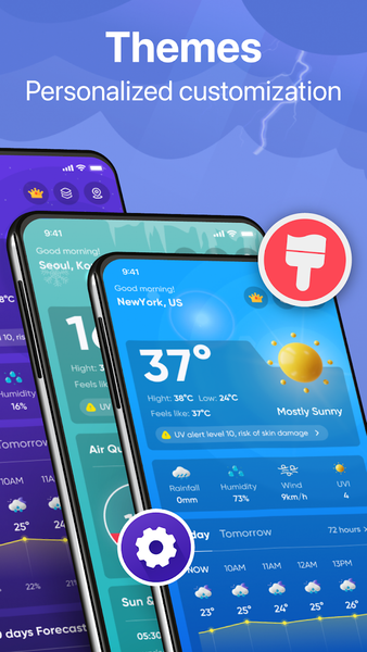 Weather Live - Daily & Radar - عکس برنامه موبایلی اندروید