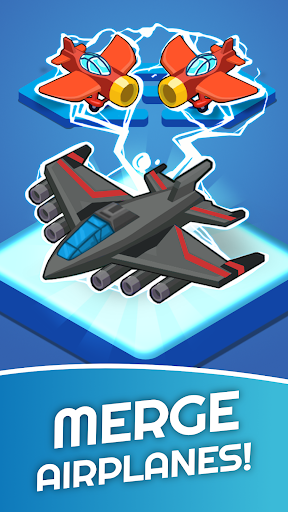 Merge Airplane 2: Plane Merger - Gameplay image of android game