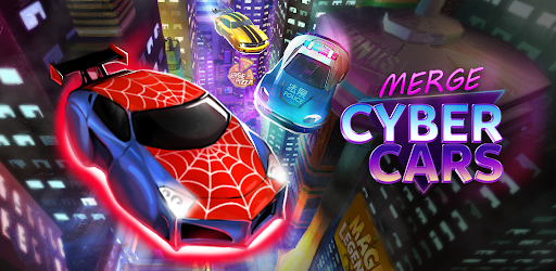 Merge Cyber Car: Highway Racer - عکس بازی موبایلی اندروید