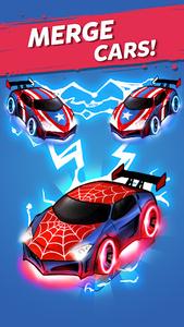 Merge Neon Car: Idle Car Merge - عکس بازی موبایلی اندروید