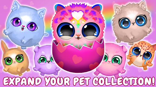 Merge Fluffy Animals: Egg pets - Gameplay image of android game