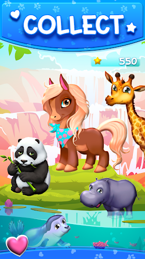 Merge Animals Zoo: Safari Park - Gameplay image of android game