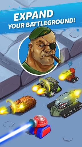 Merge Master Tanks: Tank wars - Gameplay image of android game