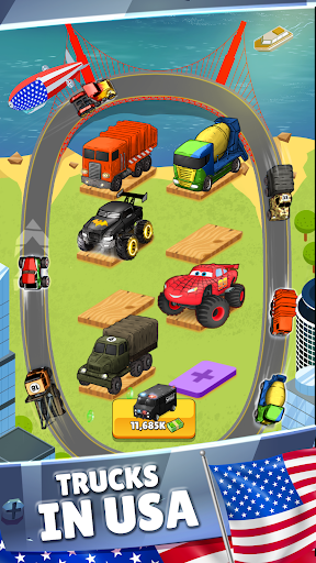 Merge Truck: Monster Truck - عکس بازی موبایلی اندروید